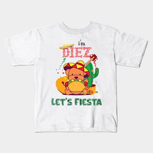 Cute Cinco De Mayo Lover Fiesta Years Old Designs Kids T-Shirt